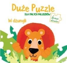 Duże puzzle dal małych paluszków - okładka książki