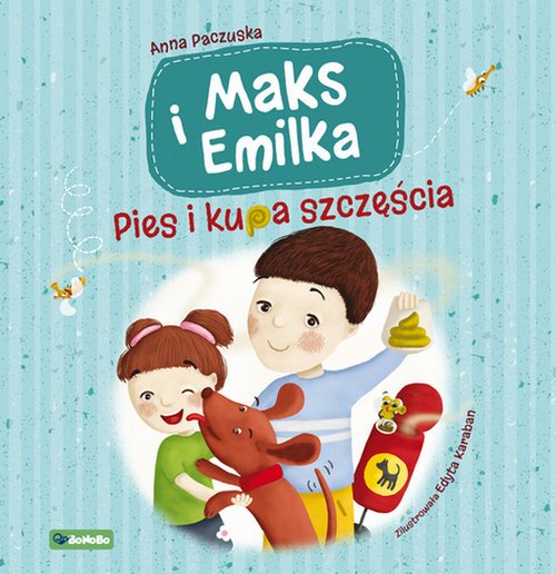 Maks i Emilka. Pies i kupa szczęścia - okładka książki
