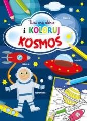 Ucz się słów i koloruj. Kosmos - okładka książki