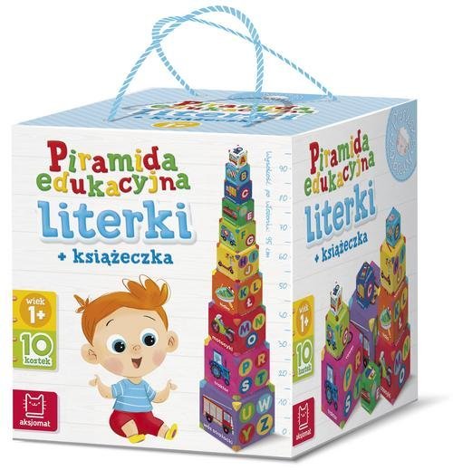Piramida edukacyjna Literki + książeczka - okładka książki