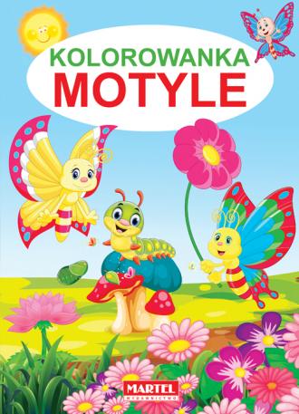 Kolorowanka Motyle - okładka książki