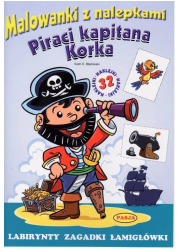 Piraci kapitana korka malowanki - okładka książki