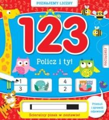 Poznajemy liczby 1, 2, 3. Policz - okładka książki