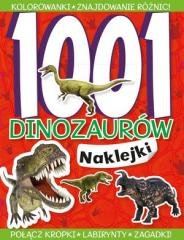 1001 dinozaurów Naklejki - okładka książki