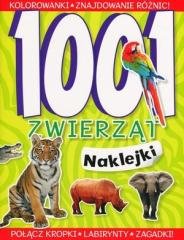 1001 zwierząt Naklejki - okładka książki
