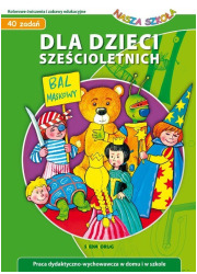 40 zadań dla dzieci sześcioletnich - okładka książki