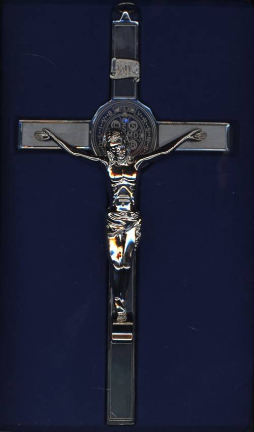 Cudowny krzyż św. Benedykta (ścienny, - zdjęcie dewocjonaliów