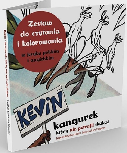 Kevin kangurek, który nie potrafił - okładka książki