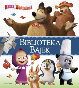 Masza i Niedźwiedź Biblioteka Bajek - okładka książki