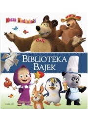 Masza i Niedźwiedź Biblioteka Bajek - okładka książki