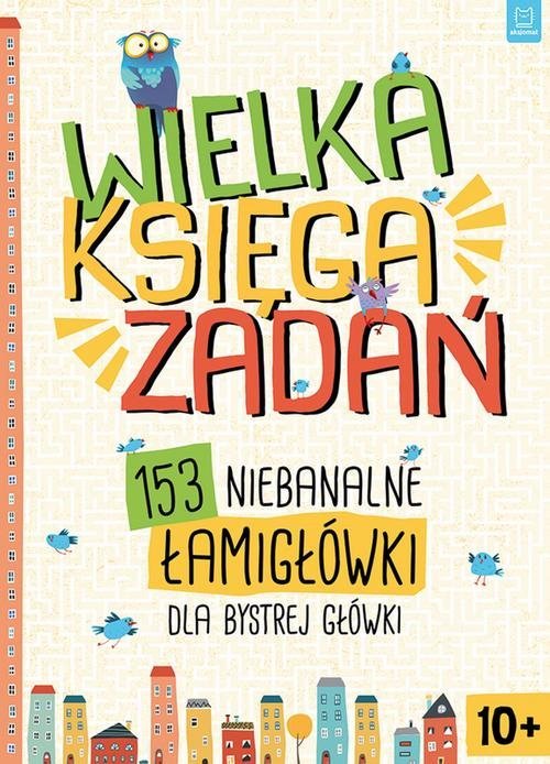 Wielka księga zadań 153 niebanalne - okładka książki