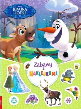 Disney kraina lodu zabawy z naklejkami - okładka książki