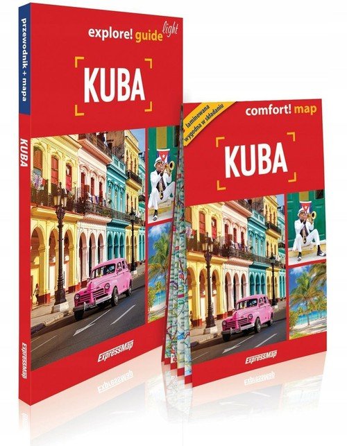 Kuba light przewodnik + mapa - okładka książki