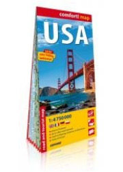 Comfort! map USA 1:4 750 000 mapa - okładka książki