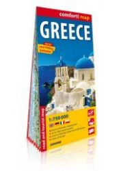 Comfort!mpa Greece 1:750 000 w.2019 - okładka książki