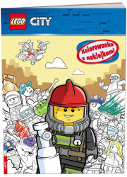 LEGO City. Kolorowanka z naklejkami - okładka książki