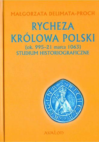 Rycheza Królowa Polski Studium - okładka książki