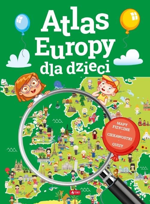 Atlas Europy dla dzieci - okładka książki
