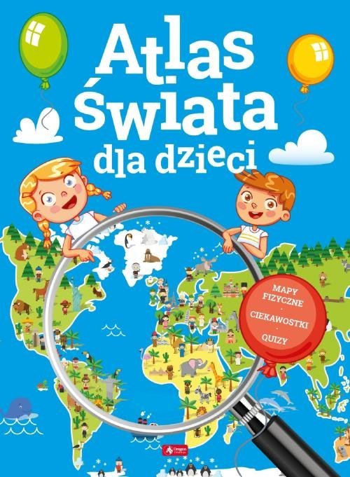 Atlas świata dla dzieci - okładka książki