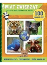 100 naklejek. Świat zwierząt - okładka książki