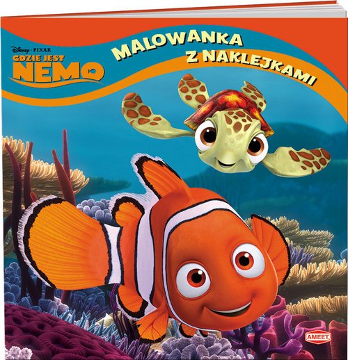 Gdzie jest Nemo Malowanka z naklejkami. - okładka książki