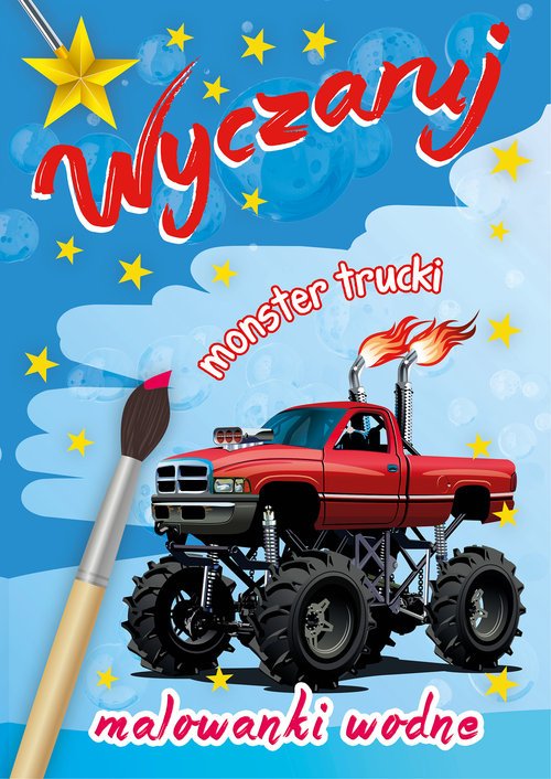 Wyczaruj monster trucki. Malowanki - okładka książki