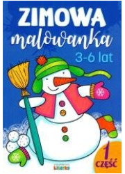 Zimowa malowanka. 3-6 lat cz.1 - okładka książki