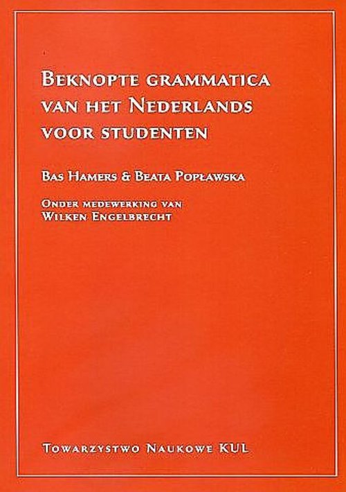 Beknopte grammatica van het Nederlands - okładka podręcznika