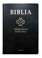 Biblia Pierwszego Kościoła czarna - okładka książki