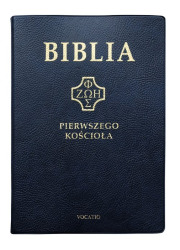Biblia Pierwszego Kościoła granatowa - okładka książki