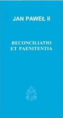 Reconciliatio et paenitientia - okładka książki