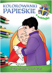 Kolorowanki papieskie. Święty Jan - okładka książki