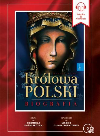 Królowa Polski. Biografia (CD mp3) - pudełko audiobooku