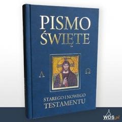 Pismo Święte ST i NT granat z paginatorami - okładka książki