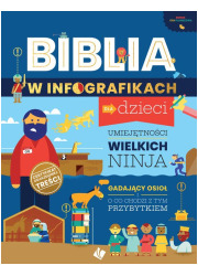 Biblia w infografikach dla dzieci - okładka książki