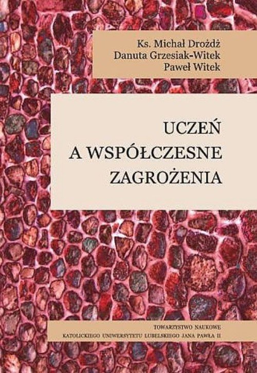 Uczeń a współczesne zagrożenia - okładka książki