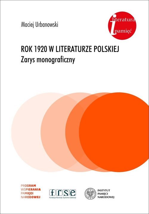 Rok 1920 w literaturze polskiej. - okładka książki