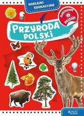Przyroda Polski. Naklejki edukacyjne - okładka książki