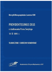 Encyklika papieża Leona XIII PROVIDENTISSIMUS - okładka książki
