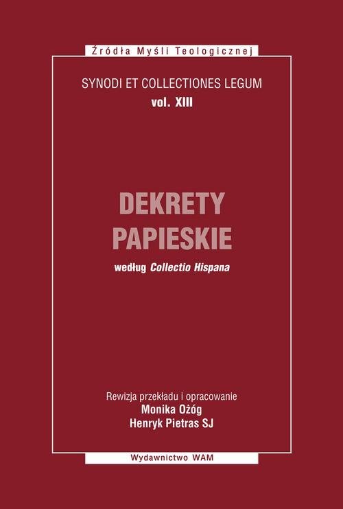 Dekrety papieskie. Synodi et collectiones - okładka książki