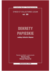 Dekrety papieskie. Synodi et collectiones - okładka książki