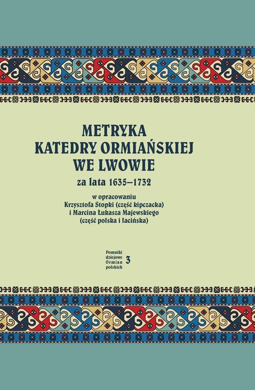 Metryka katedry ormiańskiej we - okładka książki
