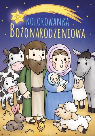 Kolorowanka Bożonarodzeniowa - okładka książki