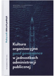 Kultura organizacyjna good governance - okładka książki