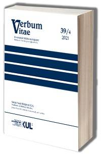 Verbum Vitae 39/4 2021 - okładka książki