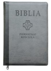 Biblia pierwszego Kościoała z paginat. - okładka książki
