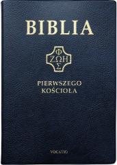 Biblia pierwszego Kościoła złocona - okładka książki