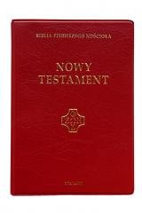 Nowy Testament (kieszonkowy burgund) - okładka książki