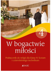 W bogactwie miłości 4 Podręcznik. - okładka podręcznika