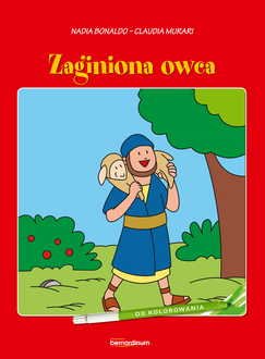 Zaginiona owca. Kolorowanka - okładka książki